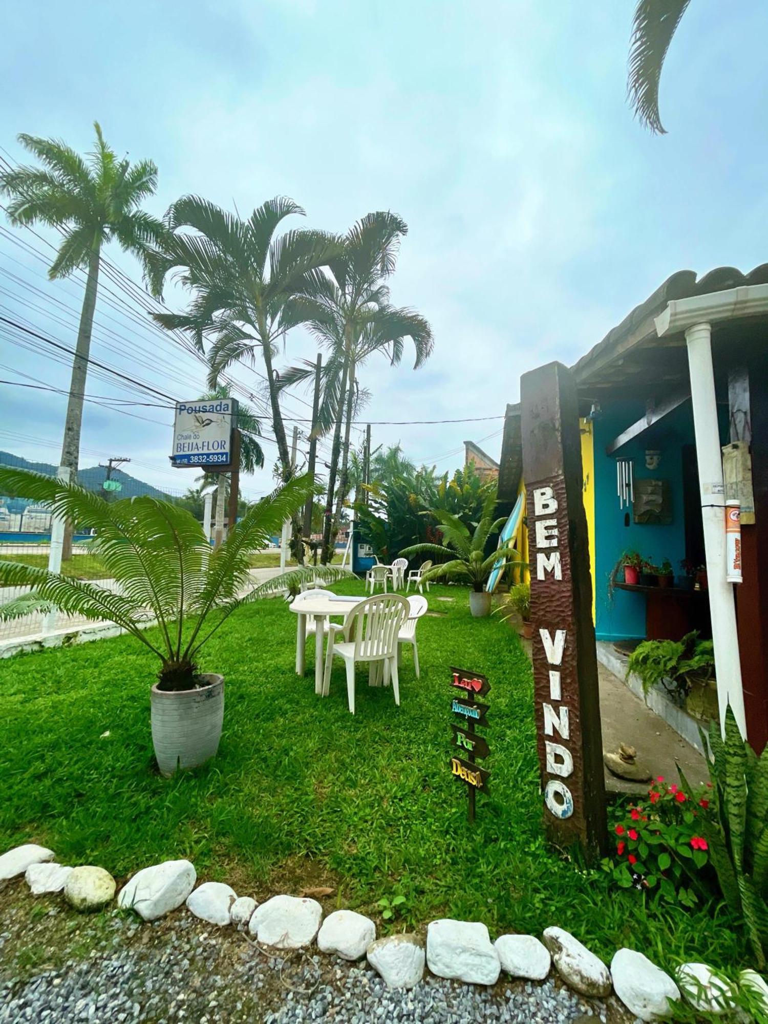 Pousada Chale Do Beija Flor Ubatuba Eksteriør billede